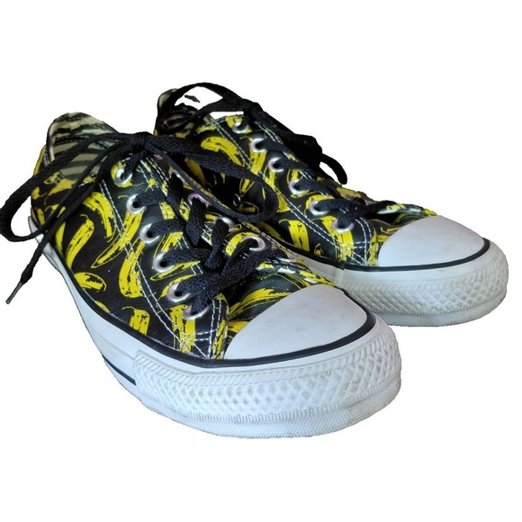 Converse Shoes - Converse x Andy Warhol Banana Print Low Top Sneakers Size W8/M6 RARE